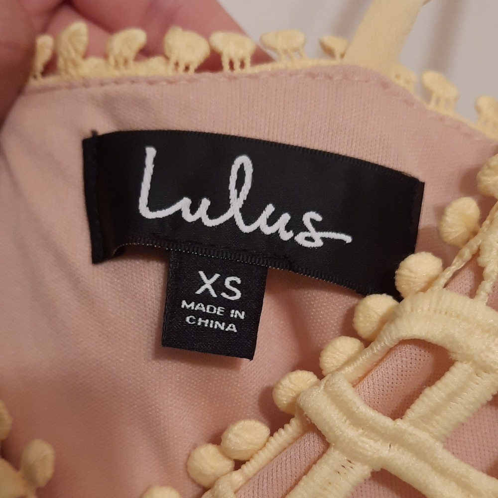 Lulus Beauty and Lace Yellow Crochet Lace Mini Dress - Picture 8 of 16